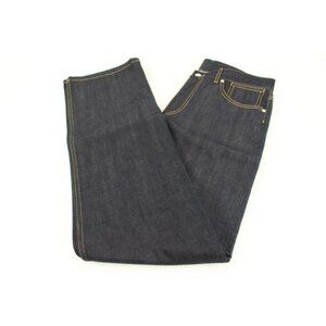 Louis Vuitton Men's US 30 LV Logo Fleur Dark Denim Jeans 114lv19